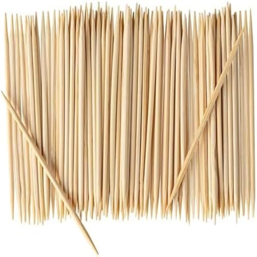 Black Duck Brand Natural Bamboo Wooden Toothpicks - Wood Round Double-Points Tooth Picks (3,000 Count)