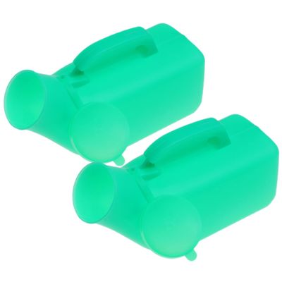 2pcs Portable Male Urinals Lid Reusable Urine Containers for Travel and Hospital Use Ergonomic Design for Comfort and Convenience