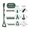 42 Inch Long Leg Lifter,Leg Lifter After Hip Replacement All Over with Aluminum Rod, Hip Kit for Seniors Total Hip Replacement Prime Large Rigid Foot Loop &Sturdy Multiple Handles(Green) view 4