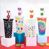 CEWEWP Butterfly Flower Straw Covers Cap, 10pcs Cute Silicone Straws Tips Cover Reusable, Straw Toppers For Tumblers, Compatible with Stanley 30&40 Oz Tumbler, Stanley Cup Accessories view 3