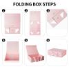 WARMGBOXCO 1 Pcs Pink Gift Box 13x9x4Inch,Gift Boxes with Lids for presents,Collapsible Boxes for Gifts,With Greeting Card,Suitable for Bridesmaid Proposal Box,Birthday Gift Box,Etc. view 3
