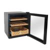 50L Electric Cigar Humidor, 300 Counts LED Lighted Temperature Control Cigar Storage Cabinet with Spanish Cedar Wood Shelves view 1