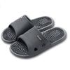LUXRUB Acupressure Massage Slippers Women Men Foot Open Toe Reflexology Sandals Non-Slip Quick Drying Shower Shoes Acupressure Point Care Promoting Blood Circulation (Color : Dark gray, Size : 7.5/8) view 1