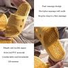 LUXRUB Acupressure Massage Slippers Women Men Foot Open Toe Reflexology Sandals Non-Slip Quick Drying Shower Shoes Acupressure Point Care Promoting Blood Circulation (Color : Dark gray, Size : 7.5/8) view 4