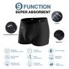 BATTEWA Incontinence Underwear for Men Washable, Leak Proof Underwear for Men Reusable Mens Incontinence Underwear Bladder Leak Briefs Absorbency 50ml,3PackLarge, 3Color view 4