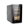 25L Electric Humidor Cigar Box, Temperature Adjustable Digital Display LED Lighted 150 Counts Cigar Cabinet with Spanish CED view 2