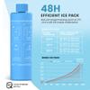 1-WHEAT Biogel Ice Pack Suitable 3-5 Ppen Insulin Cooler Travel Case view 3