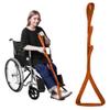 42 Inch Long Leg Lifter,Leg Lifter After Hip Replacement All Over with Aluminum Rod, Hip Kit for Seniors Total Hip Replacement Prime Large Rigid Foot Loop &Sturdy Multiple Handles(Orange) view 1