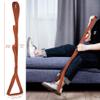 42 Inch Long Leg Lifter,Leg Lifter After Hip Replacement All Over with Aluminum Rod, Hip Kit for Seniors Total Hip Replacement Prime Large Rigid Foot Loop &Sturdy Multiple Handles(Orange) view 3
