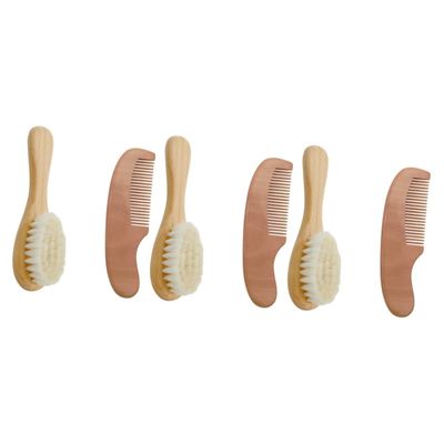 ifundom 3sets Shampoo and Bath Body Cleaning Brush Gentle Bristles for Delicate Skin Ergonomic Hair Care Comb for Boys and Girls Bathing Supplies
