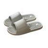 LUXRUB Foot Massager Acupressure Stimulation Massage Slippers Men Women Plantar Fasciitis Pain Relief Massage Sandals House Bathroom Spa Reflexology Sandals Shoes (Color : Gray, Size : 9.5/10) view 1