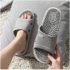 LUXRUB Acupressure Massage Slippers Women Men Foot Open Toe Reflexology Sandals Non-Slip Quick Drying Shower Shoes Acupressure Point Care Promoting Blood Circulation (Color : Gray, Size : 9.5/10) view 2