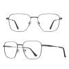 RB.Pilot Classic Square Reading Glasses for Men Women Light Blocking Computer Readers Spring Hinge Metal Frame Acetate Legs view 2