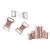 Yuly 10 Pcs Bandage Wrap Stretch Metal Clips Fixation Clamps Hooks Kit for Sport White/Coffee Replacement Elastic Elastic Bandage Clips Black view 2