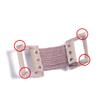 Yuly 10 Pcs Bandage Wrap Stretch Metal Clips Fixation Clamps Hooks Kit for Sport White/Coffee Replacement Elastic Elastic Bandage Clips Black view 4