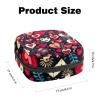 RODAILYCAY Sanitary Napkin Storage Bag for Women Cute, Feminine Menstruation Pad Holder for Period, Portable Zipper Menstrual Pad Bags Happy Valentine's Day Love Heart view 2