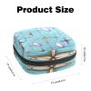 RODAILYCAY Sanitary Napkin Storage Bag for Feminine Pads, First Period Kit for Women, Easter Cross Portable Menstrual Period Sanitary Pouch view 2