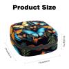 RODAILYCAY Period Bags for School, Sanitary Napkin Storage Bag for Feminine Pads, Butterfly Ladies Menstrual Cup Pouch Sanitary Pads Organizer view 2