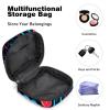 Valentine's Day Heart Beat Menstrual Pad Purse for School, Tampons Collect Pouch for Women Girls, Soft Sanitary Napkin Disposal Bags view 4
