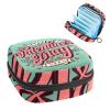 RODAILYCAY Sanitary Napkin Storage Bag, Zipper Period Pouch for Teen Girls Women, Portable Menstrual Tampons Collect Bags Happy Valentine's Day view 1