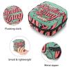 RODAILYCAY Sanitary Napkin Storage Bag, Zipper Period Pouch for Teen Girls Women, Portable Menstrual Tampons Collect Bags Happy Valentine's Day view 3