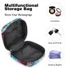 RODAILYCAY Portable Menstrual Pad Bags, Large Capacity Sanitary Napkin Storage Bag, First Period Kit for Girls Women, Zipper Nursing Pad Holder Brain and Bus view 4