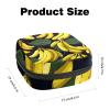 Banana Menstrual Pad Purse for School, Tampons Collect Pouch for Women Girls, Soft Sanitary Napkin Disposal Bags view 2