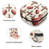 RODAILYCAY Sanitary Napkin Storage Bag, Zipper Period Pouch for Teen Girls Women, Portable Menstrual Tampons Collect Bags Easter Cross view 3