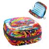 Tampons Holder for Purse, Portable Feminine Menstruation Pad Holder, Brain and Bus Cute Sanitary Napkin Storage Bag for Women view 1