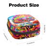 Tampons Holder for Purse, Portable Feminine Menstruation Pad Holder, Brain and Bus Cute Sanitary Napkin Storage Bag for Women view 2