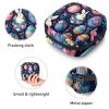 RODAILYCAY Tampons Collect Bags for Women Girls, Sanitary Napkin Storage Disposal Pouch, Lightweight Menstrual Cup Bag Happy Easter Egg Bunny view 3