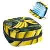 Banana Menstrual Pad Purse for School, Tampons Collect Pouch for Women Girls, Soft Sanitary Napkin Disposal Bags view 1