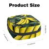 Banana Menstrual Pad Purse for School, Tampons Collect Pouch for Women Girls, Soft Sanitary Napkin Disposal Bags view 2