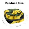 Banana Menstrual Pad Purse for School, Tampons Collect Pouch for Women Girls, Soft Sanitary Napkin Disposal Bags view 2