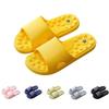 LUXRUB Far Infrared Ionictitan Heightening Shape Massage Slippers Women Men Feet Care Reflexology Therapy Shower Shoes Plantar Fasciitis Pain Relief Sandals (Color : Yellow, Size : 5.5/6) view 1