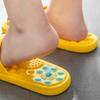 LUXRUB Far Infrared Ionictitan Heightening Shape Massage Slippers Women Men Feet Care Reflexology Therapy Shower Shoes Plantar Fasciitis Pain Relief Sandals (Color : Yellow, Size : 5.5/6) view 2