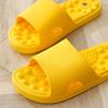 LUXRUB Far Infrared Ionictitan Heightening Shape Massage Slippers Women Men Feet Care Reflexology Therapy Shower Shoes Plantar Fasciitis Pain Relief Sandals (Color : Yellow, Size : 5.5/6) view 3