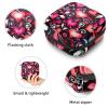 RODAILYCAY Sanitary Napkin Storage Bag for Women Cute, Feminine Menstruation Pad Holder for Period, Portable Zipper Menstrual Pad Bags Happy Valentine's Day Love Heart view 3