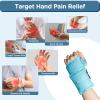 Comfytemp Wrist Ice Pack Wrap for Carpal Tunnel Relief, FSA Eligible Items Only List, Wrist Brace for Hand Pain, Gel Ice Packs for Injuries Reusable, Hot Cold Compression for Tendonitis, Tenosynovitis view 2