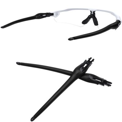 MYCOURAG Replacement Temples Arms Legs Compatible with Oakley Radar EV Path/Pitch/Advancer Sunglasses-Black - Black