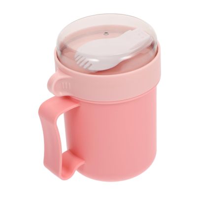 Ciieeo Cereal Cup The Go Oatmeal Breakfast Insulated Modern Design Leakproof Portable