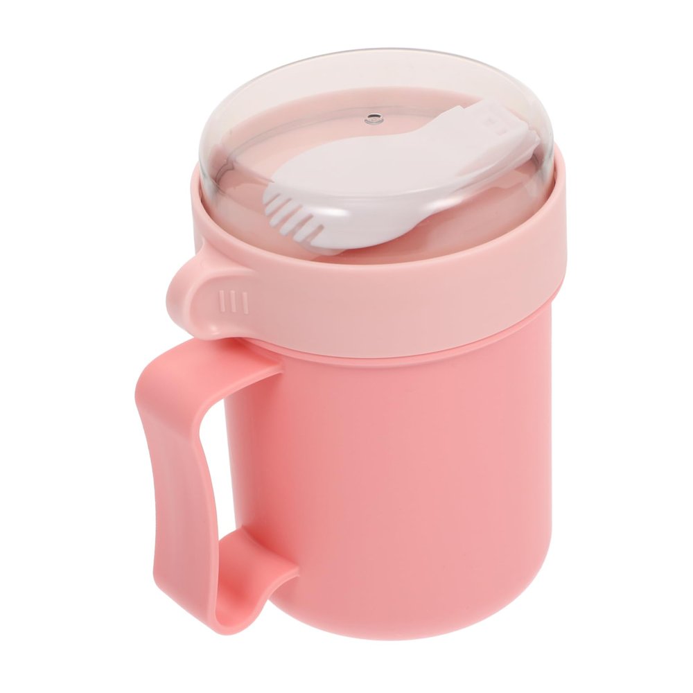 Ciieeo Cereal Cup The Go Oatmeal Breakfast Insulated Modern Design Leakproof Portable