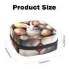 RODAILYCAY Period Bags for School, Sanitary Napkin Storage Bag for Feminine Pads, Happy Easter Egg Bunny Ladies Menstrual Cup Pouch Sanitary Pads Organizer view 2