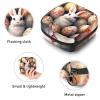 RODAILYCAY Period Bags for School, Sanitary Napkin Storage Bag for Feminine Pads, Happy Easter Egg Bunny Ladies Menstrual Cup Pouch Sanitary Pads Organizer view 3