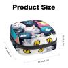 RODAILYCAY Cat Pattern Sanitary Napkin Storage Bag, Tampons Collect Holder Purse, First Period Kit for Girls Women, Pad Bag for Period for School view 2