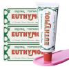 EUTHYMOL Original Pink Toothpaste (3.7fl oz*3, Pack of 3) - Fluoride-Free Toothpaste for Sensitive Teeth & Gum. Bad Breath, Cavity Prevention, 12-Hour Long Lasting Freshness with Wintergreen view 1
