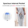 CRAZY ROSA Catheter Leg Bag Pants for Elderly Incontinence Patient Urine Bag Holder Trousers for Nephropathy Foley (XX-Large,Black (1pocket)) view 3