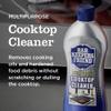 Black Swan Distributors - Bar Keepers Friend Cooktop Cleaner, Lemon Scent (13 oz) & Non-Abrasive, Washable Microfiber Cleaning Cloth (15x15 in) - Home Cleaning Supplies Kit view 2