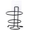 Beavorty Wall Mounted Hair Dryer Holder Sturdy Hair Blower Rack for Bathroom Storage Modern and Minimalist Design Black view 1