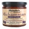 Muhammara by Ronda's Fine Foods | Dip, Sauce, Spread | 9.0 oz Jar | Gourmet, Small-Batch | Smoky Sweetness-Lightly Spiced | Walnuts, Pomegranate, Olive Oil, Red Peppers, Spices | Versatile Condiment view 1